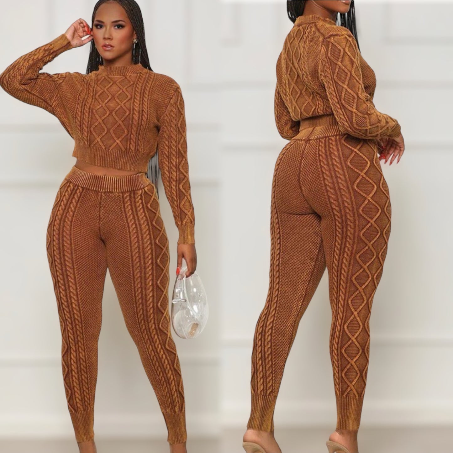Label Girl Camel Two Piece